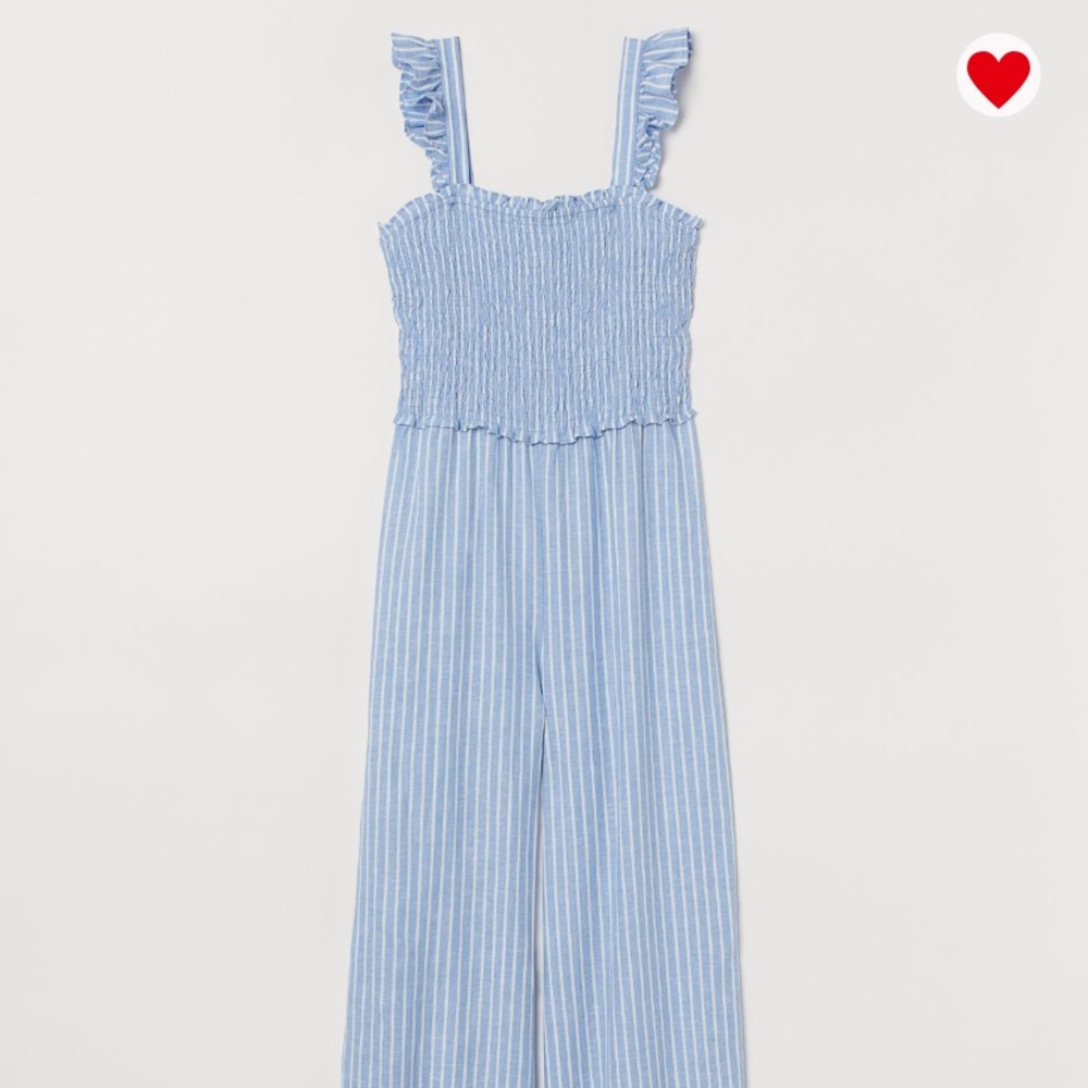 H&M Striped Jumpsuit Size Small